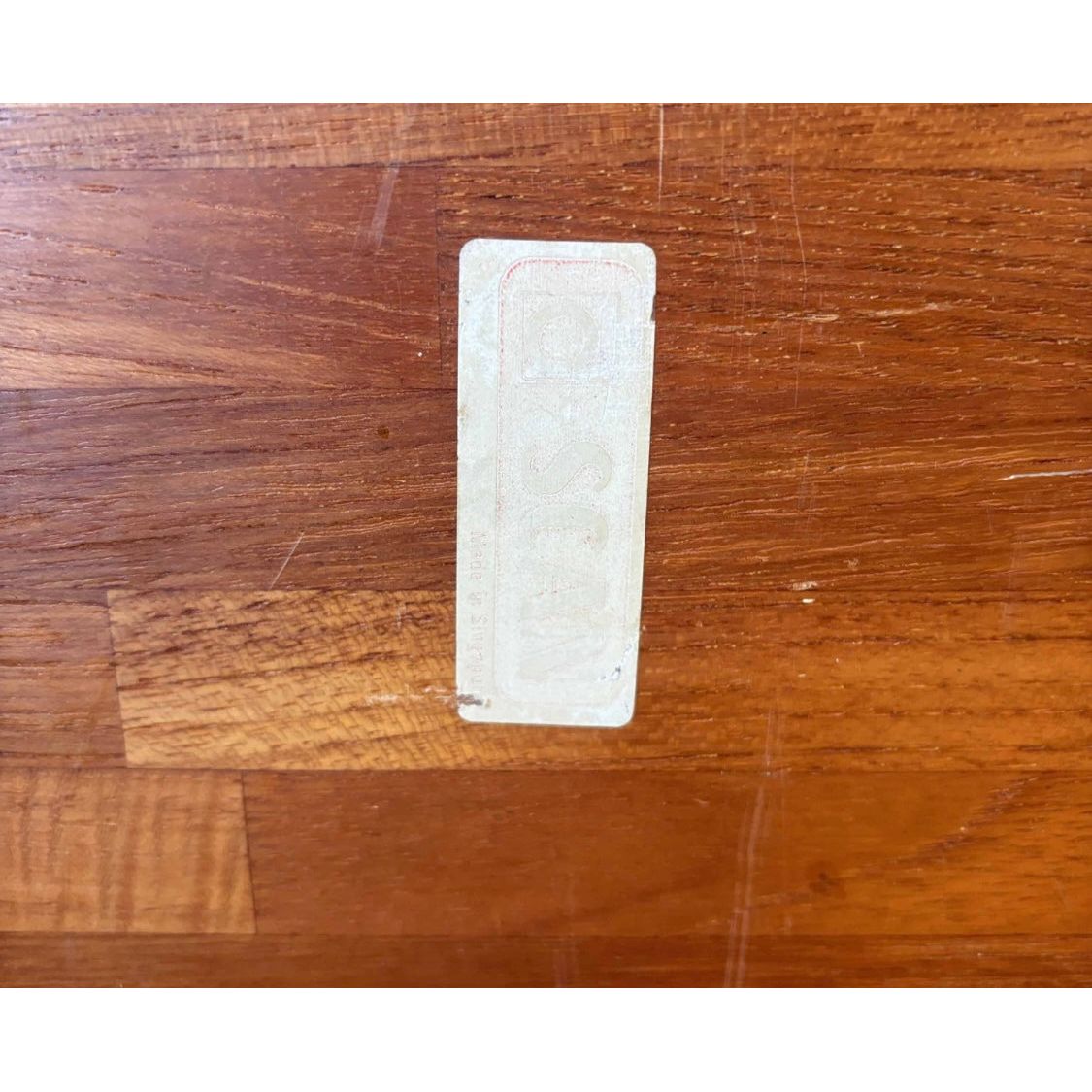 D -Scan Teak Table