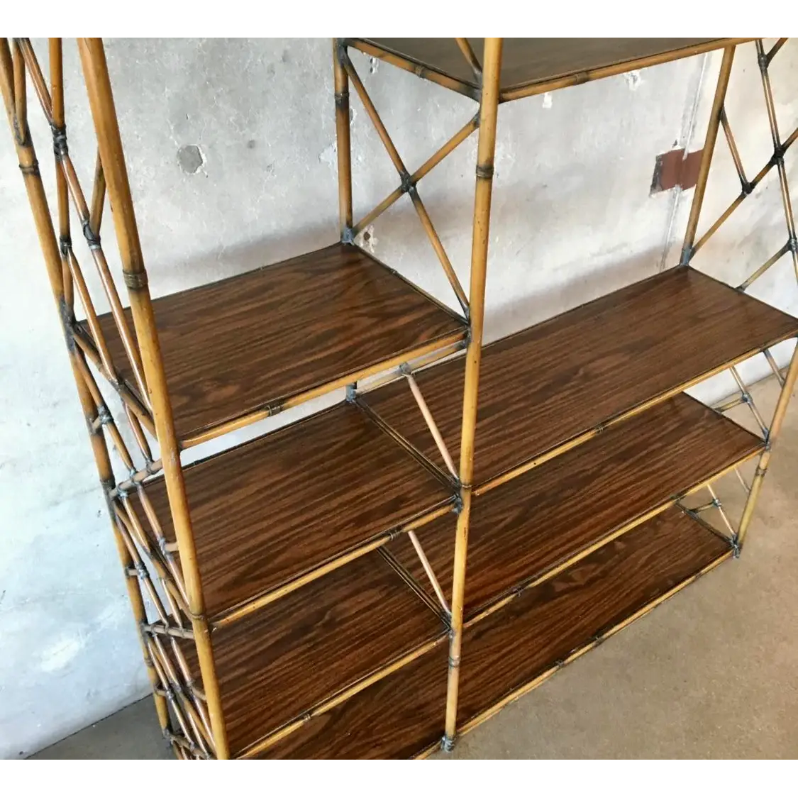 Iron Bamboo Etagere