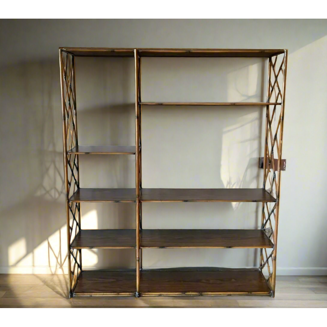 Iron Bamboo Etagere