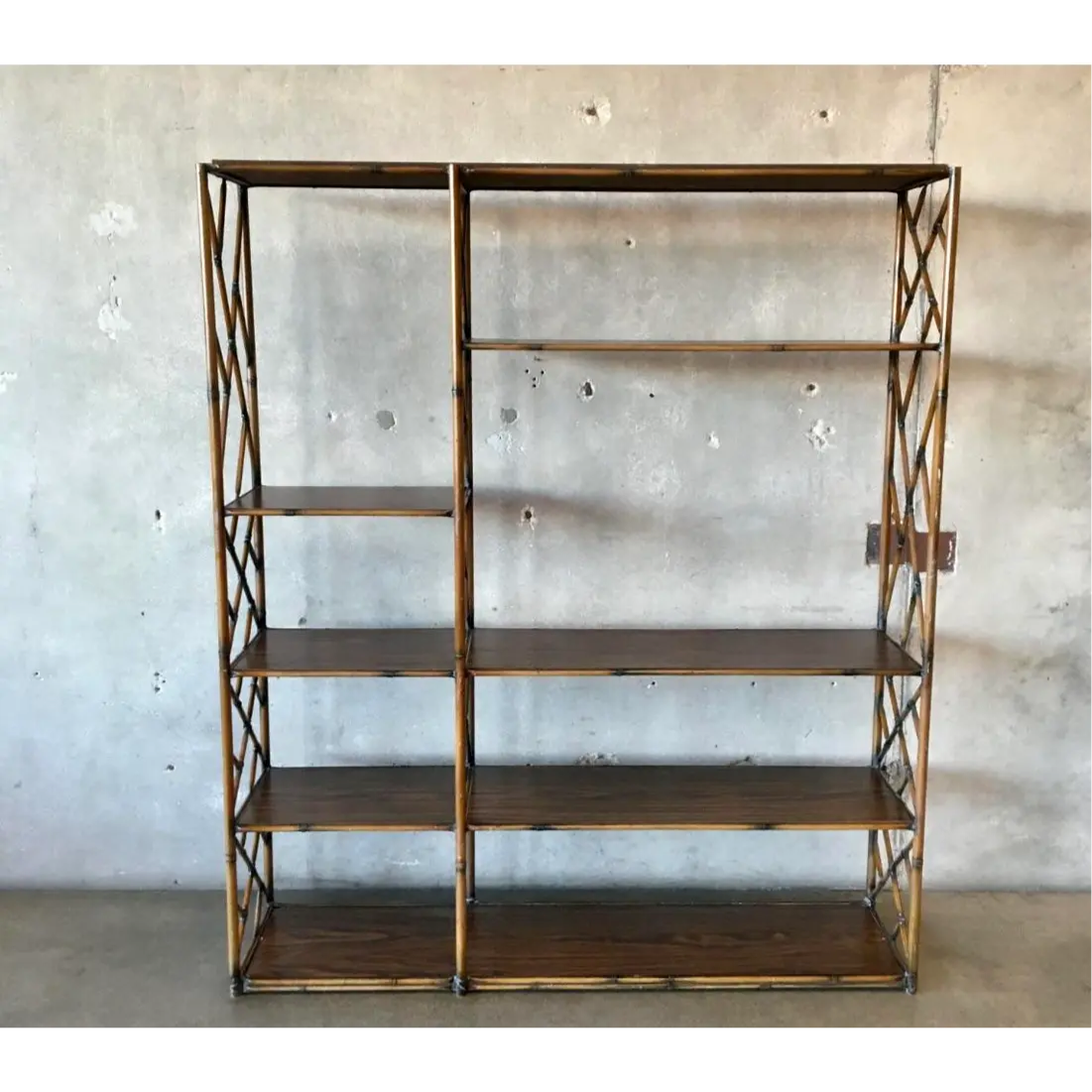 Iron Bamboo Etagere