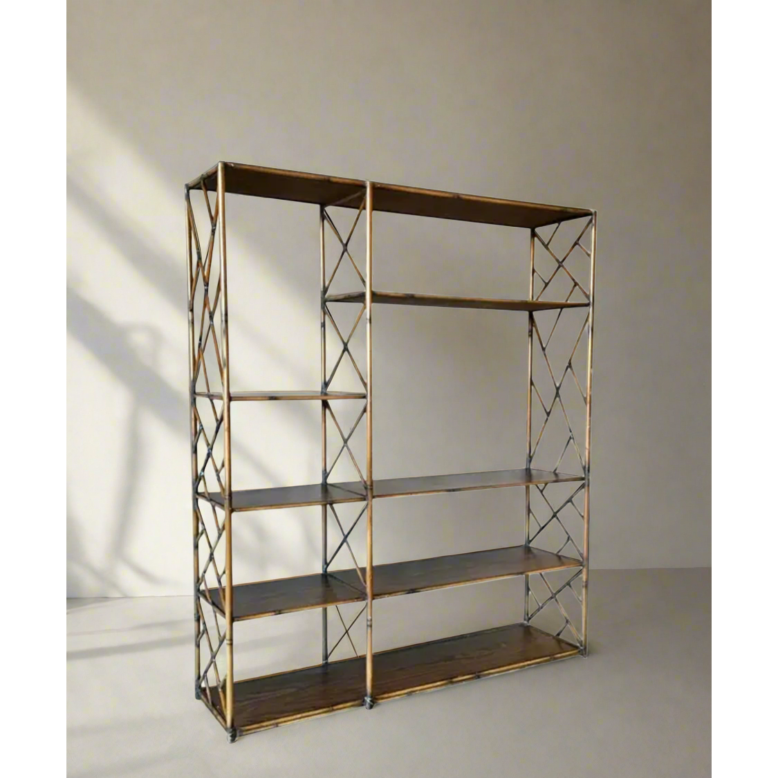 Iron Bamboo Etagere