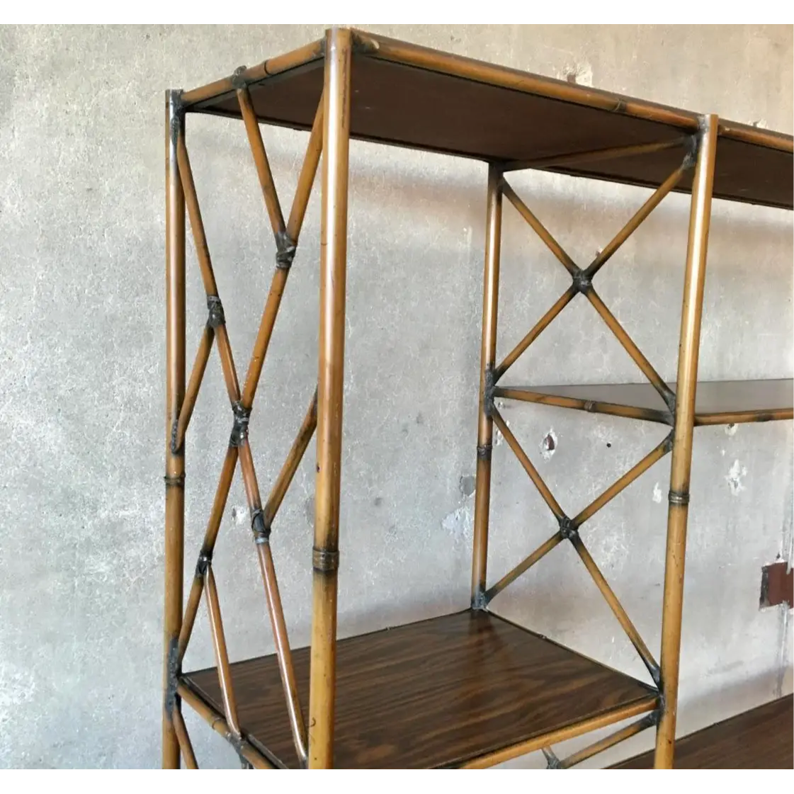 Iron Bamboo Etagere