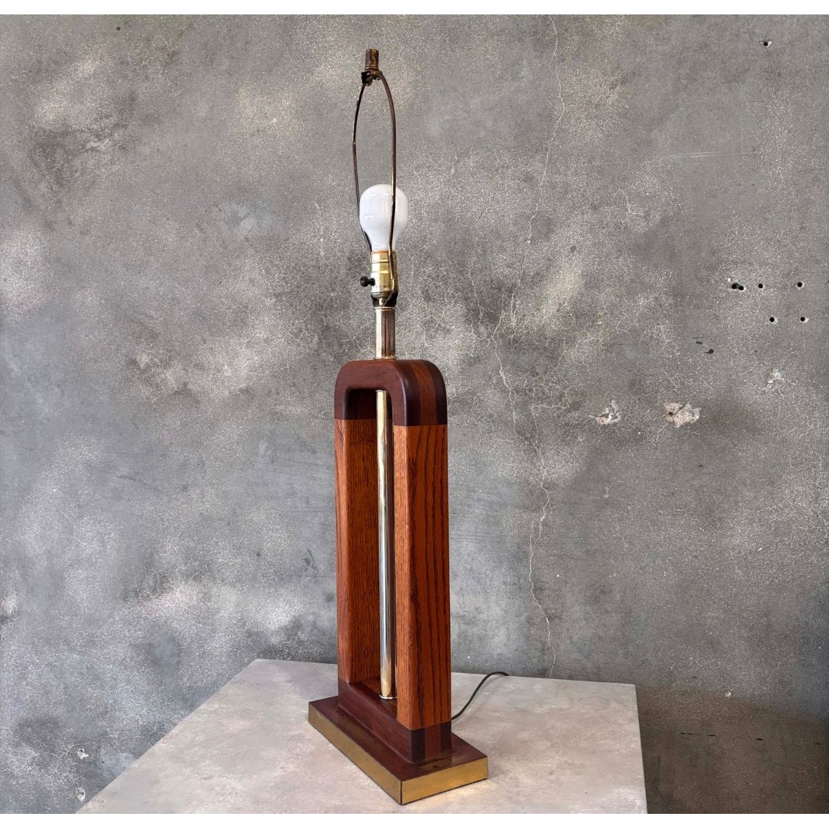 MCM Teak & Walnut Open Frame Lam