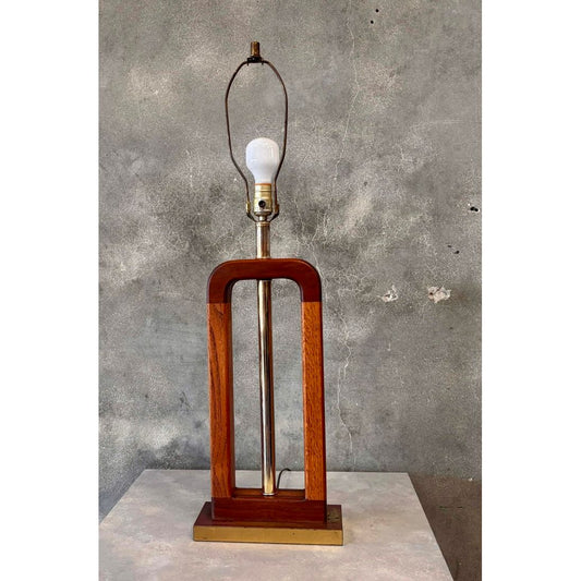 MCM Teak & Walnut Open Frame Lam