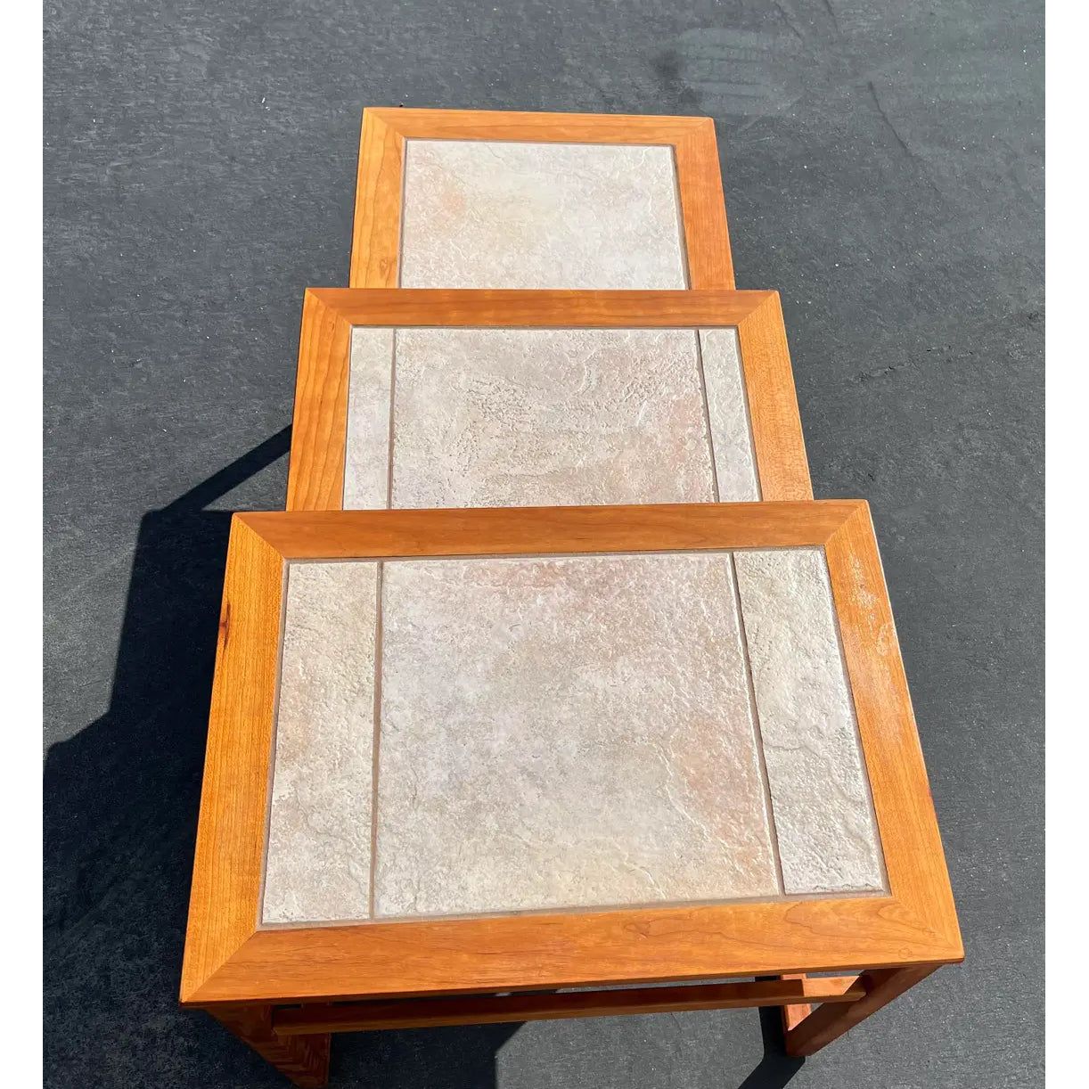 Danish Tile Nesting Tables