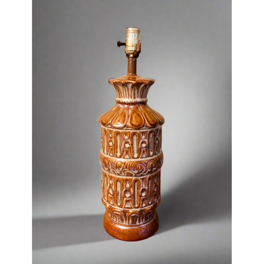 MCM Tiki Ceramic Lamp