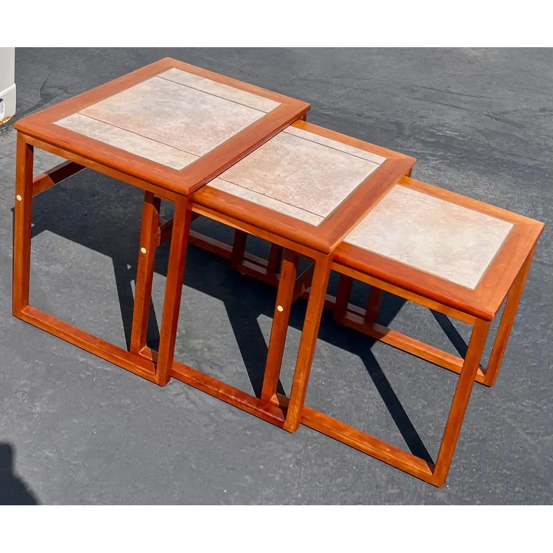 Danish Tile Nesting Tables