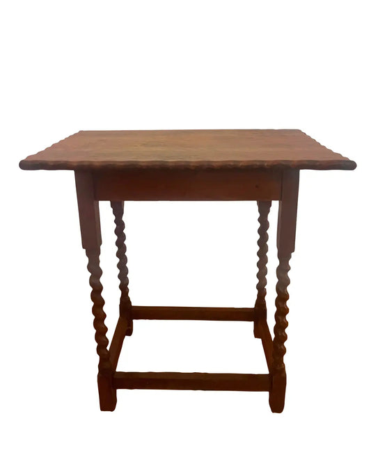 Antique Tiger Oak Side Table